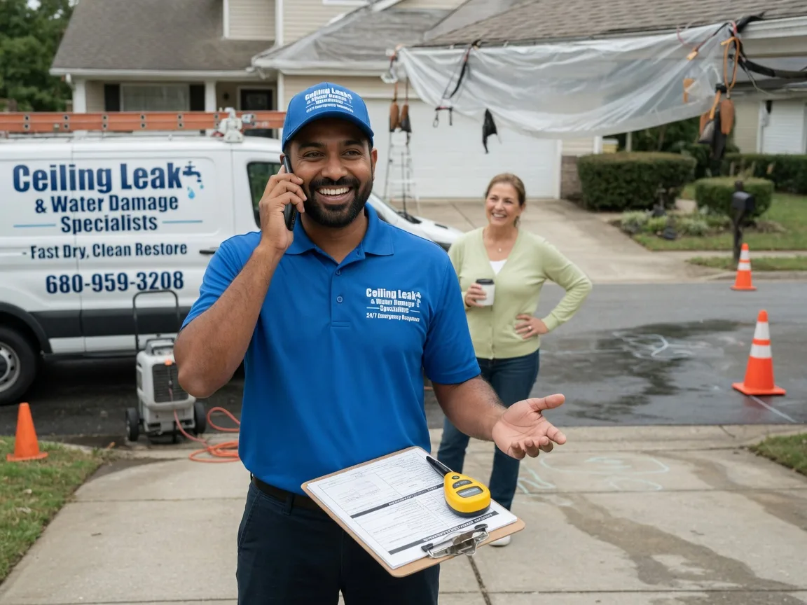 Ceiling Leak Cleanup Porterfield, WI FAQs